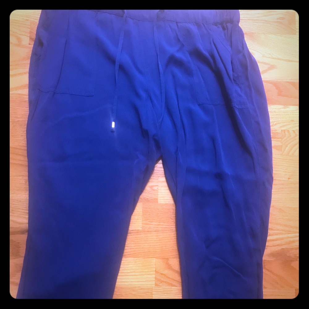 Old Navy rayon joggers bright royal blue